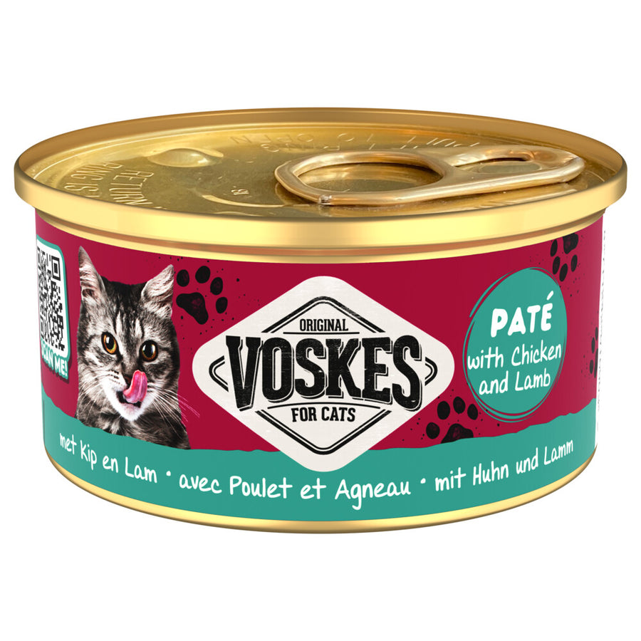 Voskes - Kattenvoer pate kip&lam 85g Malanico