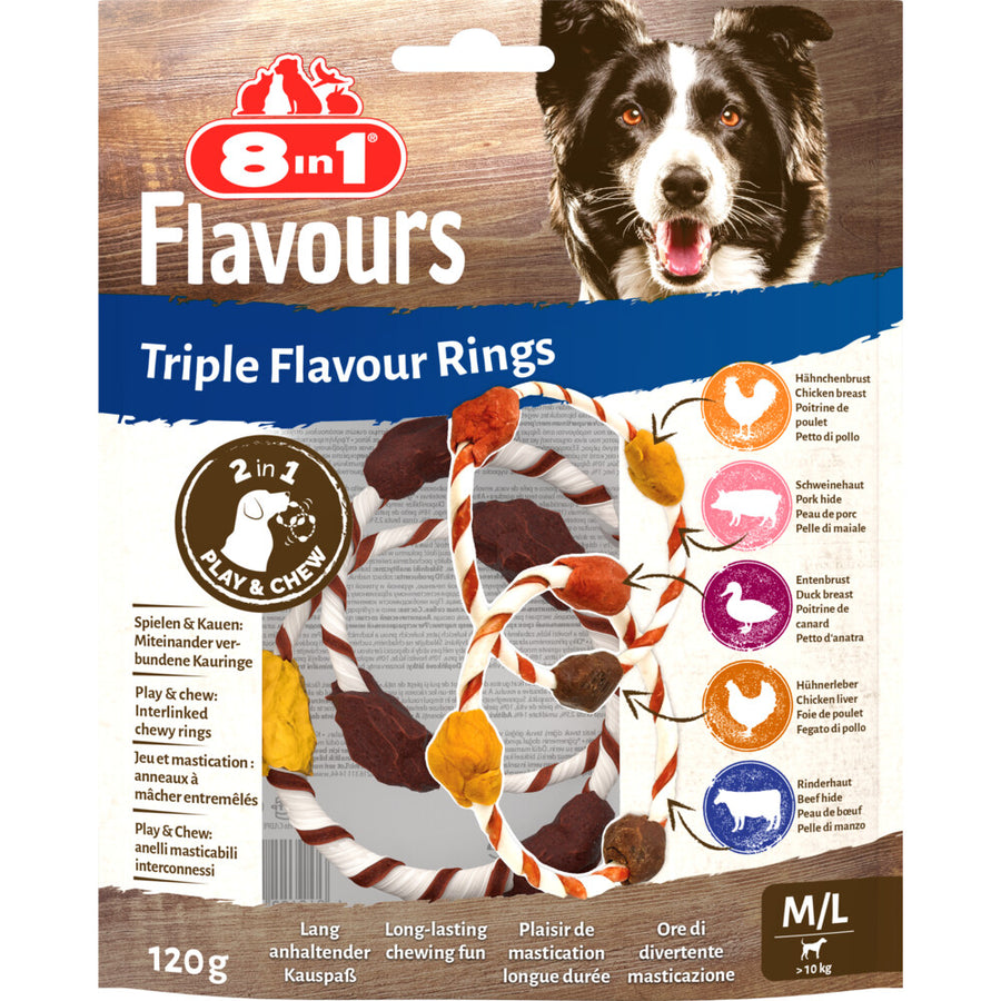 8in1 - Triple Flavour Rings M/L - 120g