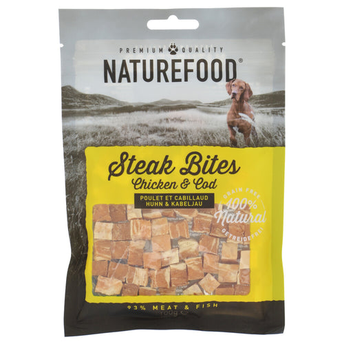 Rosewood - Naturefood Steak Bites Kip & Koolvis - 100g