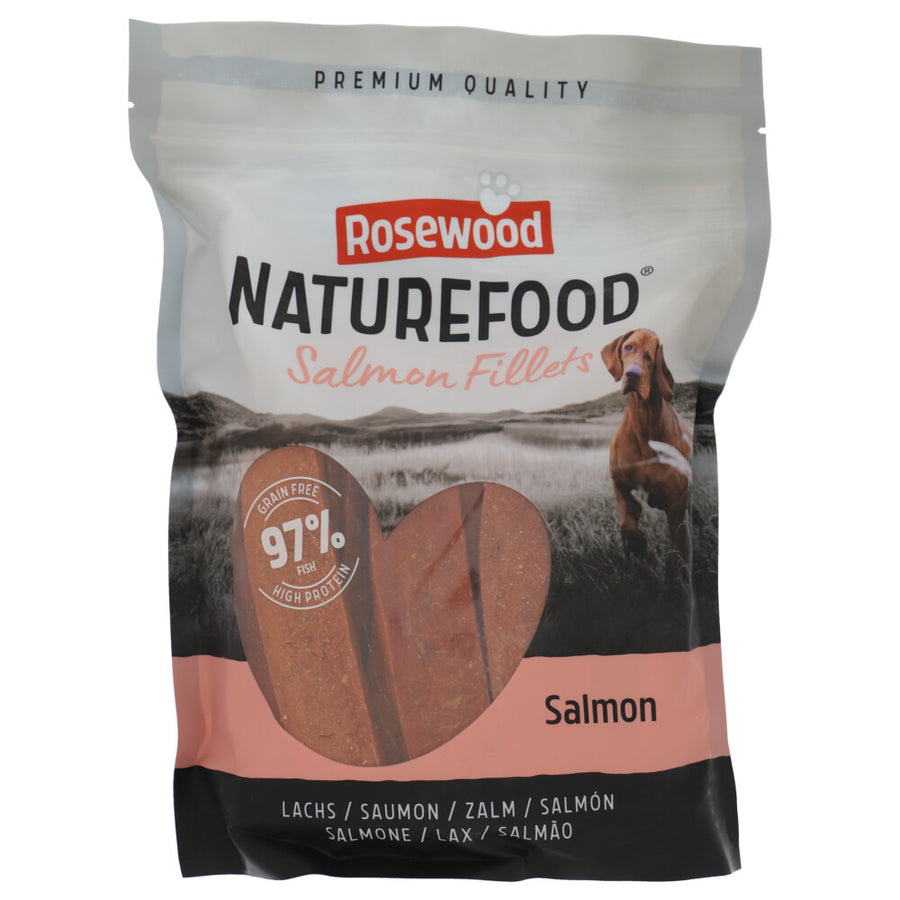Rosewood - Naturefood Zalm Filets Hondensnack (1kg) – 97% Zalm, Graanvrij & Hypoallergeen