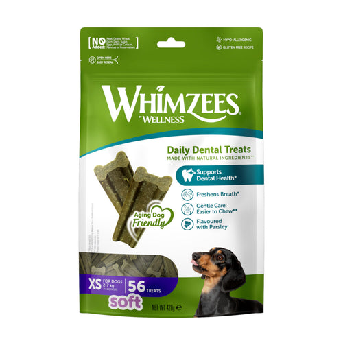 Whimzees - Soft Value Bag - 56x7.5g Xs