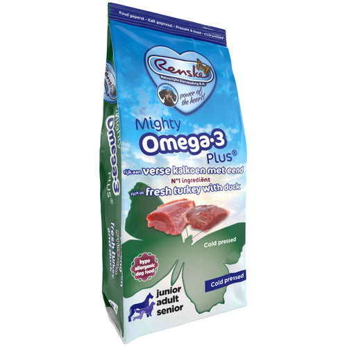 Renske - Kalkoen Eend Koudgeperst - 12kg, Natuurlijke Voeding, Omega - 3