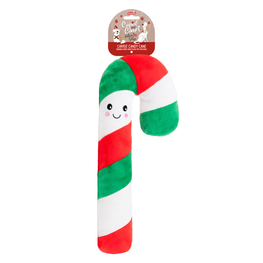 Rosewood - Cupid&Comet - Hondenspeelgoed - Hondenknuffel - Pieper - Kerstcadeau - Ziggy Zuurstok