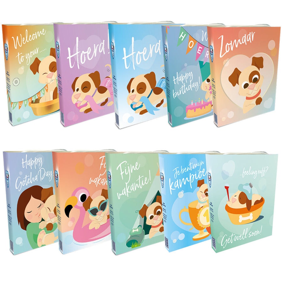 Renske - Woef Gift Bundel, 10 Soorten, 3 Per Soort - 30 stuks