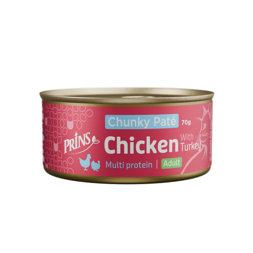 Prins - Chunky Paté - Kip Kalkoen 70g
