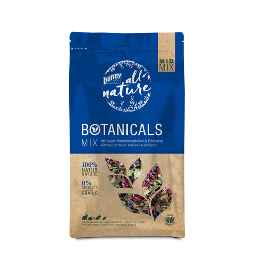 Bunny Nature - Botanicals Mid Blue Cornflower Blossoms & Echinacea 120g