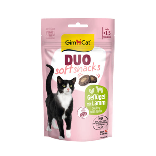 GimCat - Duo Snacks - Lam Gevogelte 50g