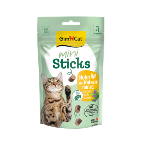 GimCat - Mini Sticks - Kip Kattenkruid 50g