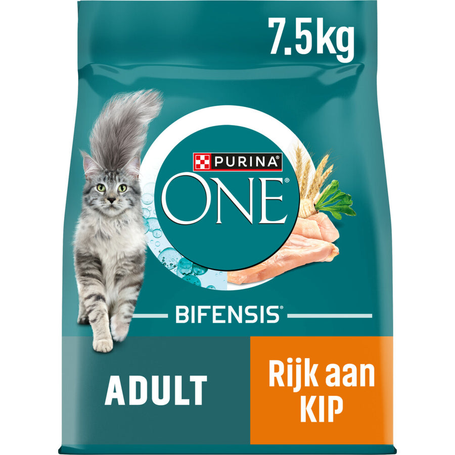 Purina One - Adult Kip & Tarwe - Kattenvoer - 7,5kg
