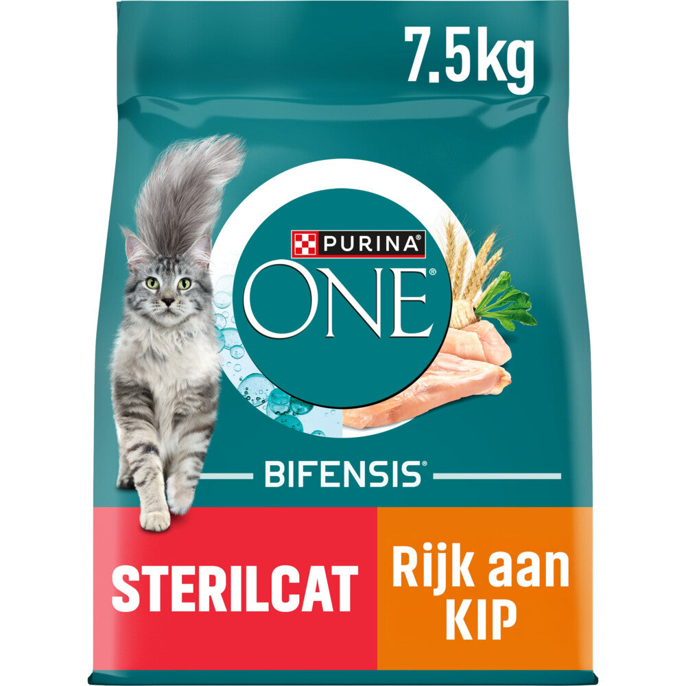 Purina One - Sterilcat Huhn & Weizen - Katzenfutter - 7,5kg