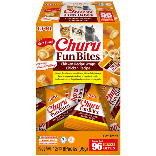 Ciao - Inaba Churu Fun Bites Chicken Wraps - Kip 12x8g