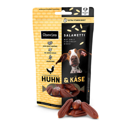 Chewies - Salametti Hondensnack Kip & Kaas - 200g