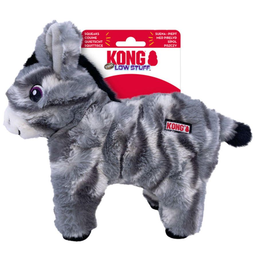 Kong - hond low stuff stripes donkey medium