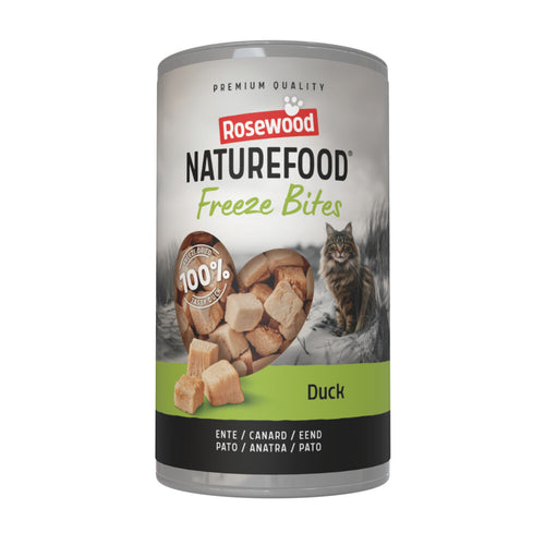 Rosewood - Naturefood Kattensnack Freeze Bites Duck - 30g