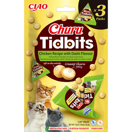 Ciao - Kattensnack Churu Luxury Chicken Dashi - 3 x 12g