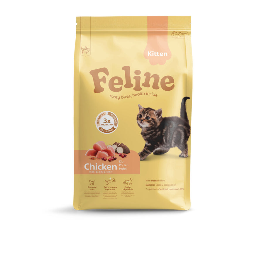 Hobby First - Feline Kattenvoer Kitten Chicken 4,5kg
