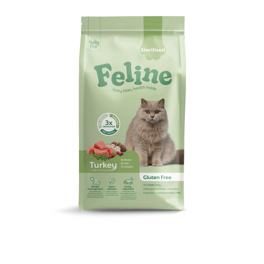 Hobby First - Feline Sensitive Sterilised - Kattenbrokken - 1.5kg