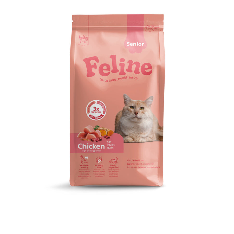 Hobby First - Feline Senior - Kattenbrokken - 1.5kg
