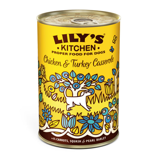 Lily's Kitchen - Hondenvoer Nat Casserole Kip & Kalkoen - 400g