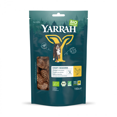 Yarrah - Hond Bio Oven - Dried Chicken Crispy Rewards - 150g