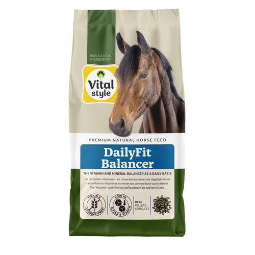 Arden Grange - Vitalstyle DailyFit Balancer - Paarden Balancer - Brok - Vrij van Granen en Luzerne - Complete Vitaminen - en Mineralenbalancer als Dagelijks Basis - 10kg