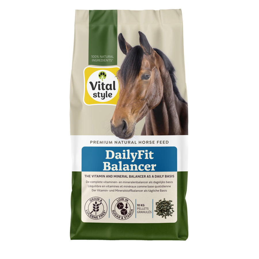 Arden Grange - Vitalstyle DailyFit Balancer - Paarden Balancer - Brok - Vrij van Granen en Luzerne - Complete Vitaminen - en Mineralenbalancer als Dagelijks Basis - 10kg