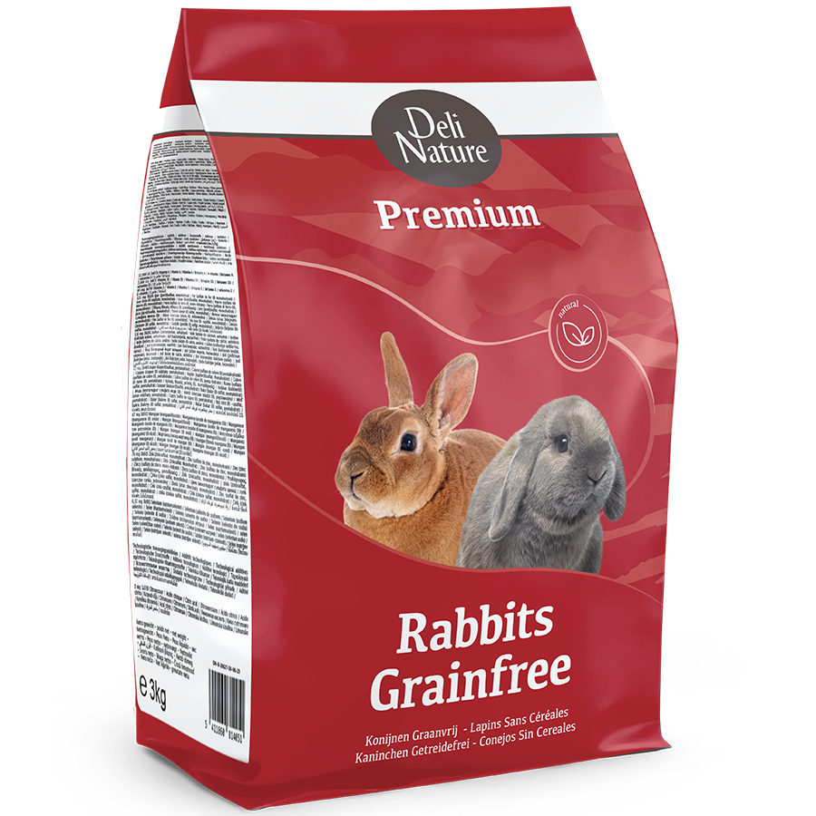 Deli Nature - Premium Konijnenvoer Graanvrij 3kg