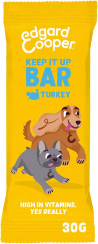 Edgard & Cooper - Bar 30g - Hondensnacks - Kalkoen