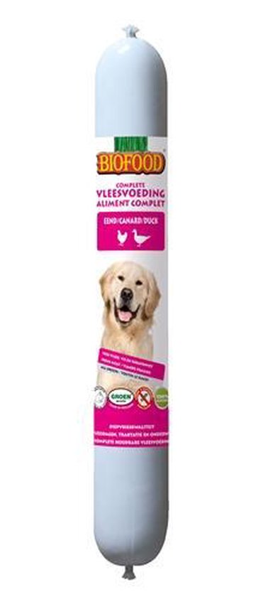 Biofood - Vleesvoeding Eend - Hond - Natvoer - 1 x 800g