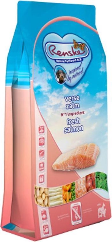 Renske - Super Premium Adult Verse Zalm - Graanvrij - Droogvoer - 600g