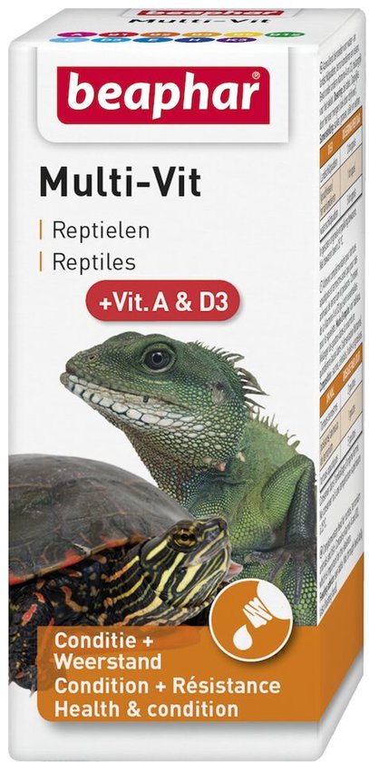 Beaphar - Multi - Vit reptielen 20ml