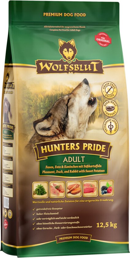 Wolfsblut - Grain Free Adult Hunters Pride 12,5kg - Hond