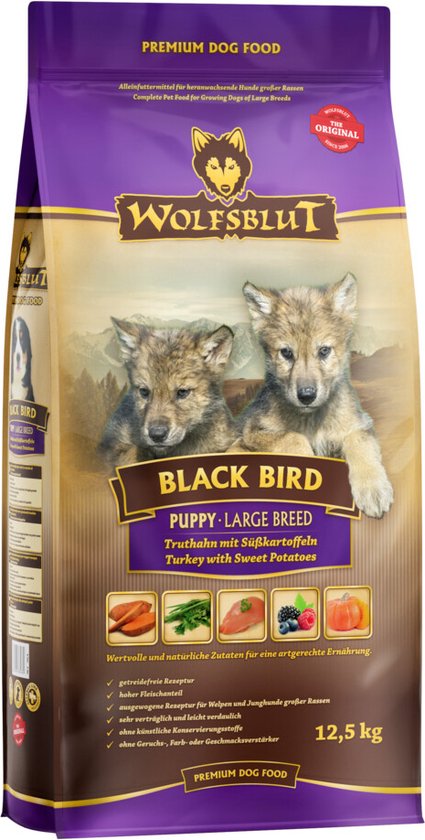 Wolfsblut - Black Bird Puppy Large Breed 12,5kg