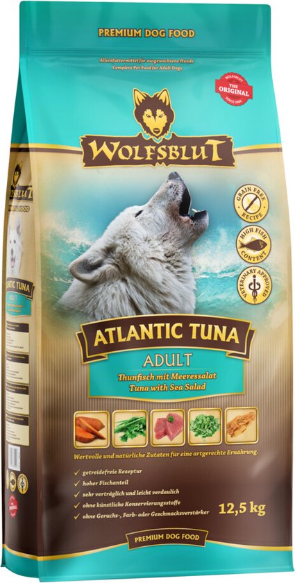 Wolfsblut - Grain Free Adult Atlantic Tuna 12,5kg - Hond