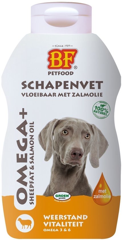 Biofood - BF Petfood - Schapenvet - Zalmolie - 500 ML