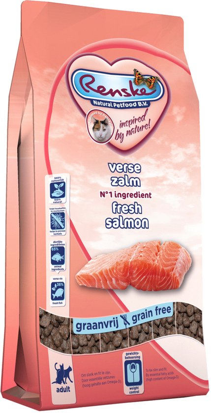 Renske - Super Premium Adult Verse Zalm Kattenvoer