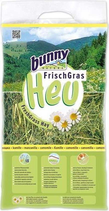 Bunny - Nature Vers Gras Hooi Met Kamille