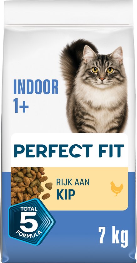 Perfect Fit - Kattenbrokken - Indoor Adult - Kip - 7kg