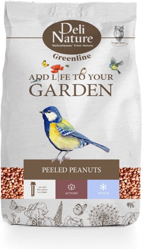 Deli Nature - Greenline Peeled Peanuts 850g