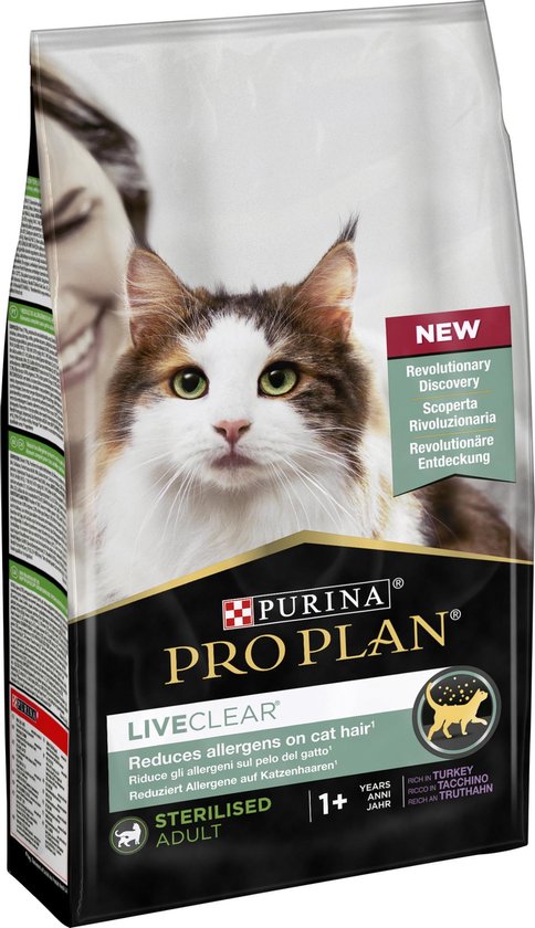 Pro Plan - Adult LiveClear Kattenvoer - Kalkoen - 1,4kg