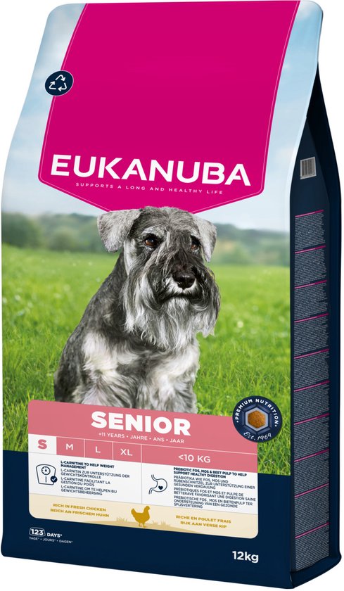 Eukanuba - Senior Small Breed Kip - Hondenbrokken - 12kg