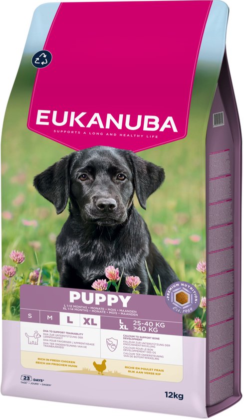 Eukanuba - Puppy Large Breed Kip - Hondenbrokken - 12kg