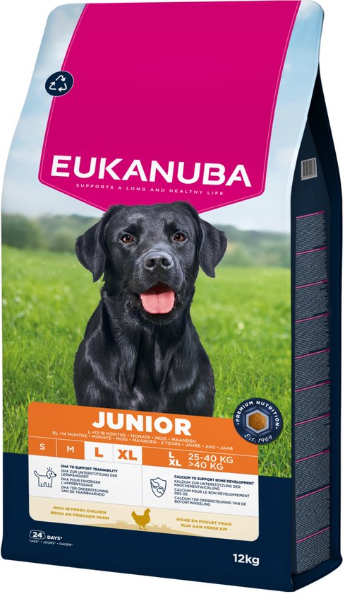 Eukanuba - Junior Large Breed Kip - Hondenbrokken - 12kg