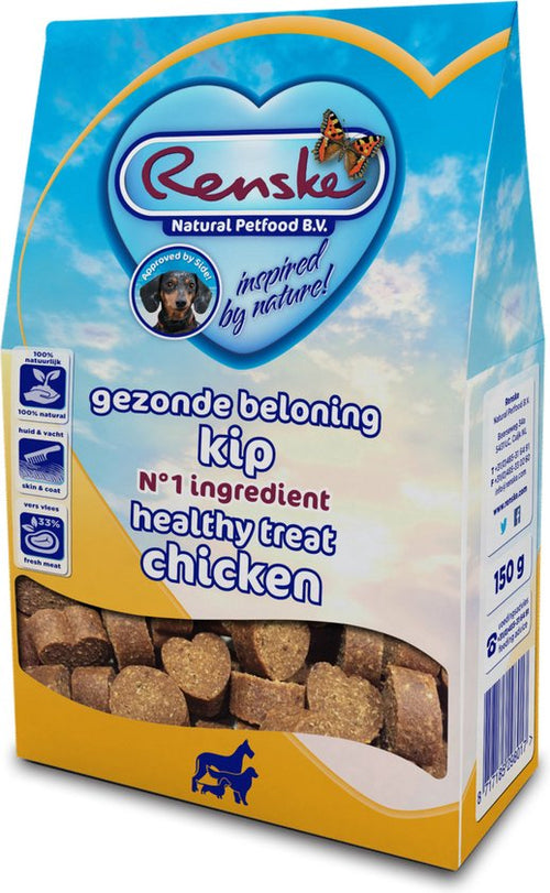 Renske - Gezonde Beloning Hartjes Kip - 150g
