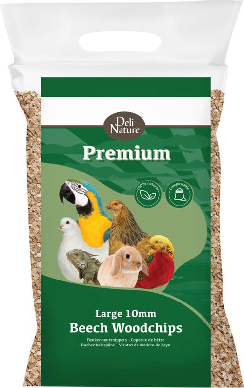 Deli Nature - Premium Beukenhoutsnippers 10 mm Grof