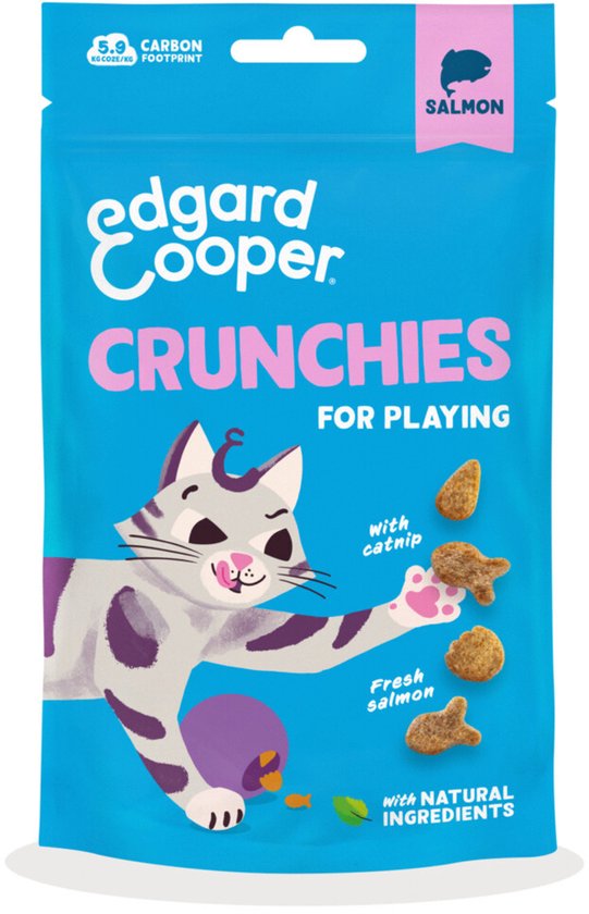Edgard & Cooper - Edgard&Cooper Crunchies - Kattensnack - Zalm 50g