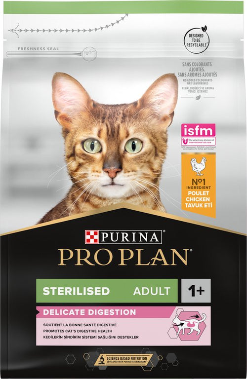 Pro Plan - Sterilised Adult Delicate Digestion - Kattenvoer - Kip - 3kg