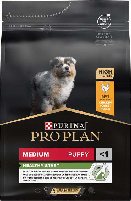 Pro Plan - Healthy Start Puppy Medium - Hondenvoer - Kip - 3kg