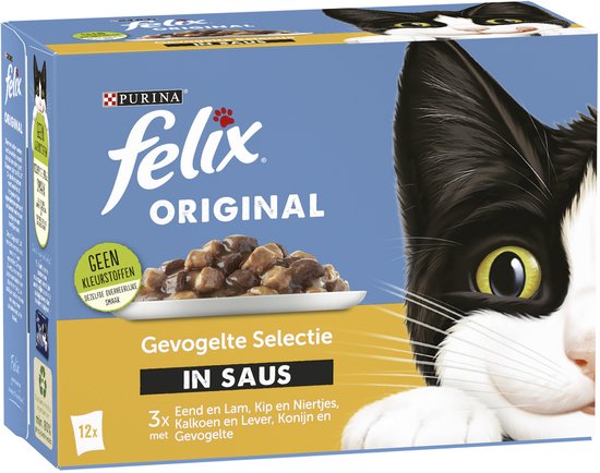 Felix - Original Gevogelte Selectie in Saus 12 x 85g