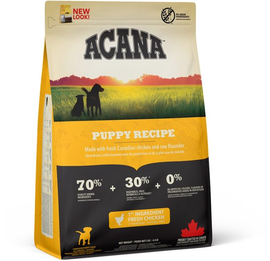 Acana - Hondenvoer Puppy - Graanvrij, Verse Kip - 2kg, Geschikt voor Puppy’s 9 - 25kg